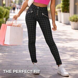 Hot Topic Black and White Checkered Pants